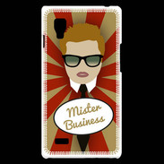 Coque LG Optimus L9 Mister Business Roux