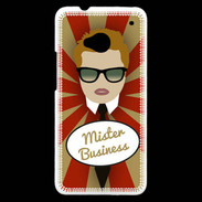 Coque HTC One Mister Business Roux
