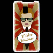 Coque LG P990 Mister Business Roux