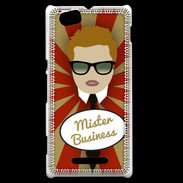 Coque Sony Xperia M Mister Business Roux