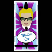 Coque Sony Xperia U Mister Car Blond