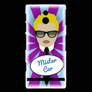 Coque Sony Xperia P Mister Car Blond