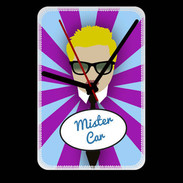 Grande pendule murale Mister Car Blond