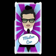 Coque HTC Windows Phone 8S Mister Car Brun