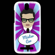 Coque HTC One SV Mister Car Brun