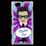 Coque Sony Xperia M Mister Car Brun