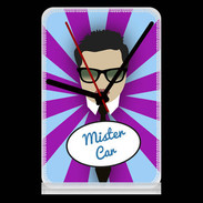 Pendule de bureau Mister Car Brun