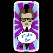 Coque Samsung Galaxy S4 Mister Car Chatain