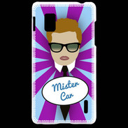 Coque LG Optimus G Mister Car Roux