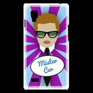 Coque LG Optimus L9 Mister Car Roux