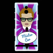 Coque Sony Xperia P Mister Car Roux
