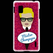 Coque LG Optimus G Mister Champagne Blond