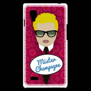 Coque LG Optimus L9 Mister Champagne Blond