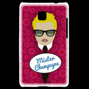 Coque LG Optimus L3 II Mister Champagne Blond