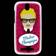 Coque HTC One SV Mister Champagne Blond