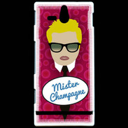 Coque Sony Xperia U Mister Champagne Blond