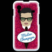 Coque Samsung ACE S5830 Mister Champagne Brun