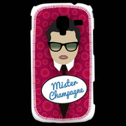 Coque Samsung Galaxy Ace 2 Mister Champagne Brun