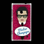 Coque Nokia Lumia 520 Mister Champagne Brun