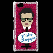 Coque Sony Xperia M Mister Champagne Brun