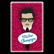 Etui carte bancaire Mister Champagne Brun