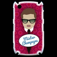 Coque Blackberry 8520 Mister Champagne Chatain