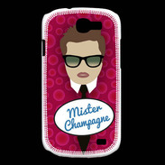 Coque Samsung Galaxy Express Mister Champagne Chatain