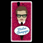 Coque Sony Xperia Z Mister Champagne Chatain