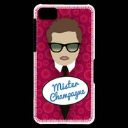 Coque Blackberry Z10 Mister Champagne Chatain