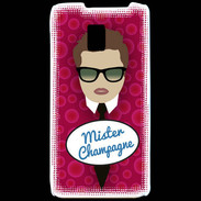 Coque LG P990 Mister Champagne Chatain