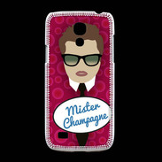 Coque Samsung Galaxy S4mini Mister Champagne Chatain