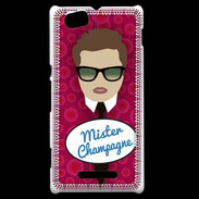 Coque Sony Xperia M Mister Champagne Chatain