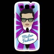 Coque Samsung Galaxy S3 Mister Fashion Brun