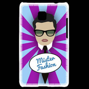 Coque LG Optimus L3 II Mister Fashion Brun