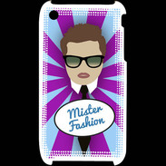 Coque iPhone 3G / 3GS Mister Fashion Chatain