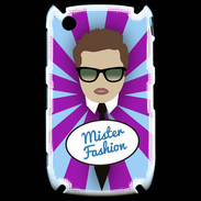 Coque Blackberry 8520 Mister Fashion Chatain