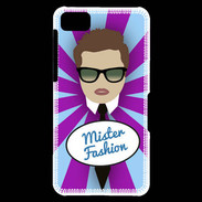 Coque Blackberry Z10 Mister Fashion Chatain