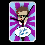 Grande pendule murale Mister Fashion Chatain