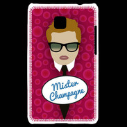 Coque LG Optimus L3 II Mister Champagne Roux