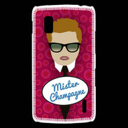 Coque LG Nexus 4 Mister Champagne Roux