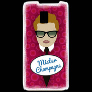 Coque LG P990 Mister Champagne Roux