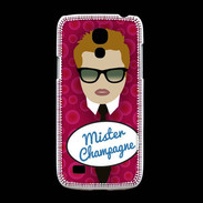 Coque Samsung Galaxy S4mini Mister Champagne Roux