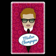Etui carte bancaire Mister Champagne Roux