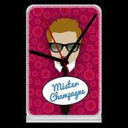 Pendule de bureau Mister Champagne Roux