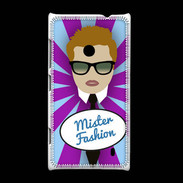 Coque Nokia Lumia 520 Mister Fashion Roux