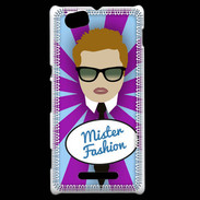 Coque Sony Xperia M Mister Fashion Roux