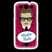 Coque Samsung Galaxy S3 Mister Fiesta Chatain