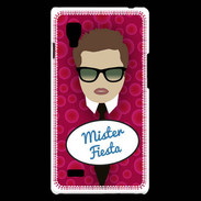 Coque LG Optimus L9 Mister Fiesta Chatain