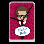 Pendule de bureau Mister Fiesta Chatain