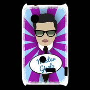 Coque Sony Xperia Typo Mister Gigolo Brun
